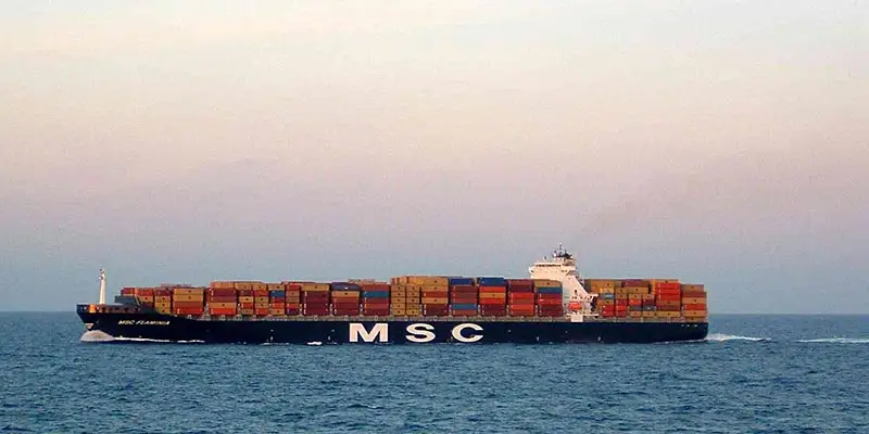 Nava portcontainer Flaminia va parasi portul Constanta