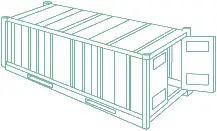 Containere standard pentru marfă uscată