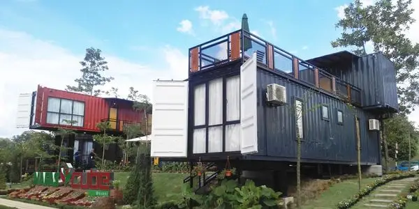 Container resort, in Serdang, Malaysia